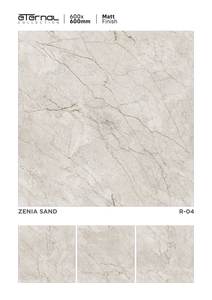 Baldosas de cerámica antideslizantes 60x60, superficie mate 600x600 para interiores/exteriores, hoteles modernos, uso de mármol - Product Image 3