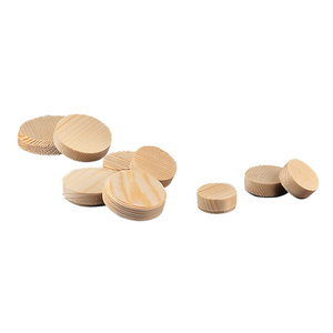 Placas Cónicas de Madera de Pino, Aproximadamente 15 mm 1050 Piezas por Caja de Artesanías de Bambú y Madera - Product Image 2