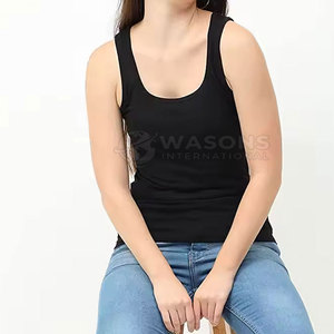 เสื้อกล้ามผู้หญิงสีดำน้ำหนักเบา แห้งเร็ว ใส่สบาย แฟชั่นใหม่ เสื้อกล้ามผู้หญิงสำหรับโยคะกลางแจ้ง ฟิตเนส วิ่ง - Product Image 4