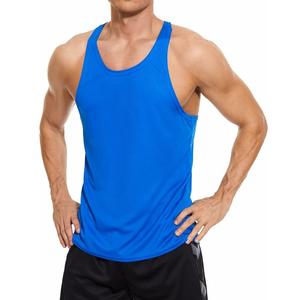 Wholesale 100% Cotton Sleeveless Tank Tops for Men Custom Logo <b>Silk</b> <b>Screen</b> Printing Formal Fitness Sports Gym Use 3D Singlet - Product Image 4