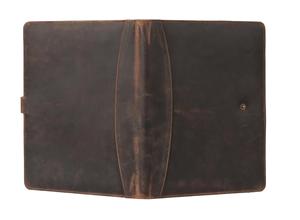 Porte-documents vintage en cuir A4 avec fermeture magnétique pour réunions d'affaires, présentations de bureau, produit de classement vintage - Product Image 3