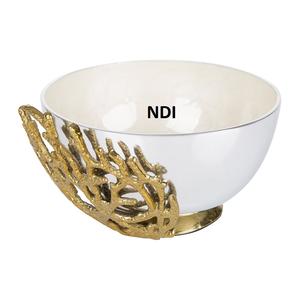 Tazón profundo de Metal para servir postres de comida de calidad superior respetuoso con el medio ambiente, diseño creativo, forma personalizada, almacenamiento de alimentos, frutero - Product Image 1