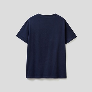 เสื้อยืดผู้ชายทรงปกติ ผ้าไหม/ผ้าฝ้าย พิมพ์ลายโลโก้ตามสั่ง พิมพ์ลายดิจิตอลเนื้อหนา ป้องกันรังสียูวี - Product Image 2