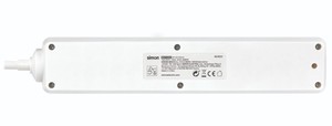 Multipresa con cavo e interruttore, 5 prese, 3m (Simon BM712503) - Product Image 2