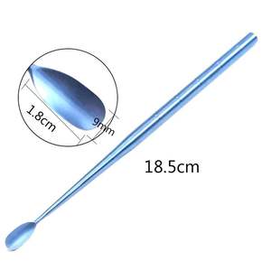 Cuillère manuelle réutilisable en titane de 18,5 cm pour chirurgie plastique axillaire Osmidros, instrument certifié CE - Product Image 3