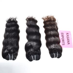 100% Remy Extensiones de cabello vietnamita Procesado químicamente Onda profunda Alineación de la cutícula Color natural Tipo de cabello indio - Product Image 2