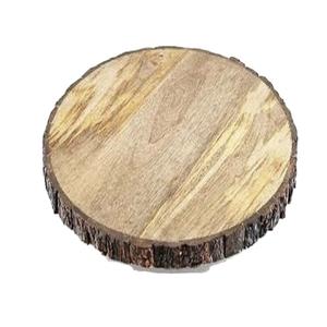 Planche à découper au fromage en bois Bloc à découper rond avec poignée pour hôtel et restaurant Planche à découper au fromage - Product Image 3