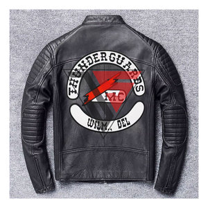 Bán buôn tùy chỉnh thêu sấm sét bảo vệ wilm Del MC các bản vá lỗi 3 cái Bộ sắt trên thêu xe máy Câu lạc bộ Biker các bản vá lỗi - Product Image 6