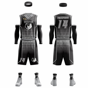 Uniforme de baloncesto de poliéster 100% profesional más vendido, ropa deportiva BSCI de alta calidad con logotipo impreso por sublimación - Product Image 1