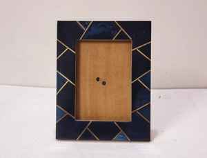 Cadre photo carré en bois massif écologique A4 8x10 Noyer Bois dur Art mural rustique pour mariage/anniversaire - Product Image 5