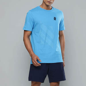 Servicio OEM, Conjunto de Camiseta y Pantalones Cortos de Color Contrastante Más Vendido en Línea, Cintura Elástica, Largo hasta la Rodilla, con Logotipo Personalizado - Product Image 4