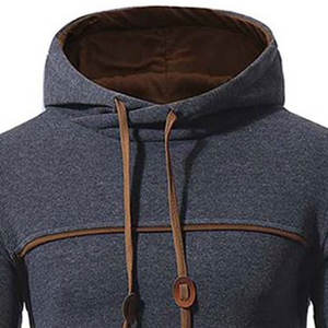 Sweat à capuche d'hiver pour homme le plus vendu, avec logo personnalisé, 100 % polyester/coton, motif écossais, polaire respirant, grandes tailles - Product Image 5