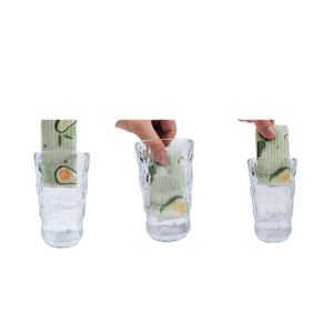 Paño de cocina cuadrado de pulpa de madera sueca y algodón, sostenible, impreso, absorbente, tipo estropajo, tejido alemán, para cocina, para limpieza de grasa, toalla multiusos - Product Image 2