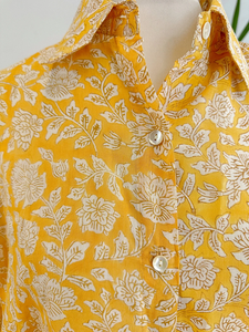 Algodón puro verano Casual hasta la rodilla vestido sin mangas bloque terroso estampado cómodo ropa de día para fiestas en la playa botón frontal - Product Image 3