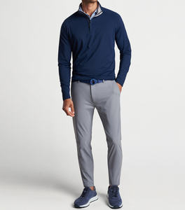 High Quality Mens Zipper up Hoodie Plain Half Zip Sweatshirt Long Sleeve Zip Collar Golf Pullover - Product Image 2