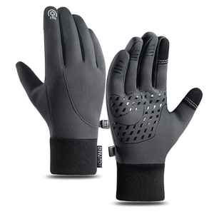 Guantes de montar personalizados Guantes deportivos con pantalla táctil Forro polar grueso para pesca Ciclismo Antideslizante Montar - Product Image 1