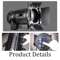 Projecteur LED Fresnel haute luminosité, projecteur LED Fresnel, contrôle DMX512/contrôle manuel, éclairage de scène pour église, concert, théâtre
