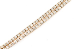 Testeur de diamants de taille complète Iced Out Moissanite Diamond Hip Hop Bijoux Chaîne de tennis Collier de tennis en argent 925 Bracelet Femme - Product Image 2