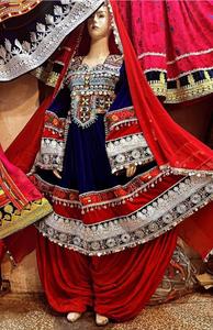 Recién llegado, vestido Kuchi afgano de moda Tribal para damas, manga larga, ropa de fiesta elegante, Maxi encaje afgano, respetuoso con el medio ambiente - Product Image 6