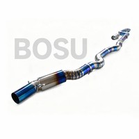 Échappement arrière Valvetronic en titane de grade 5 pour BMW M340i G20 G21 3.0T B58, soudé TIG, embouts quadruples cintrés au mandrin, 2019-2025