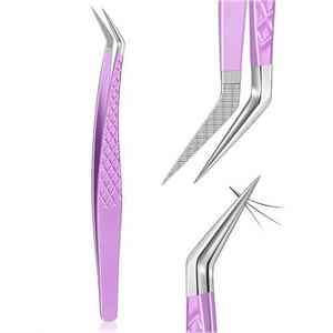 Échantillons gratuits Pince à épiler d'extension de cils de haute qualité Pince à épiler de cils en gros avec conseils personnalisés Outils de beauté greffés par HexaCare - Product Image 1