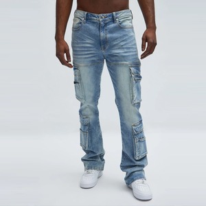 Casual Wear High Demanding Best Quality Men Cargo Jeans High Wear New Style Best Quick Dry New Arrival Best Men Cargo Jeans - Product Image 2