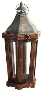 Bougeoir lanterne d'intérieur en laiton élégant pour décoration intérieure pot de bougie unique de ferme moderne - Product Image 4