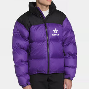 เสื้อแจ็กเก็ตขนเป็ดฤดูหนาวของผู้ชายเสื้อแนวสตรีทพิมพ์ลายคอตั้งระบายอากาศได้ดีเป็นมิตรกับสิ่งแวดล้อม - Product Image 1