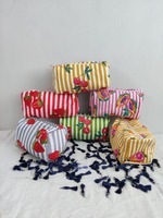 Pochette Extra Large, pochette en coton, pochette zippée, grande trousse de toilette, pochette moderne, grande trousse à cosmétiques, pochette géante, grande pochette à langer,