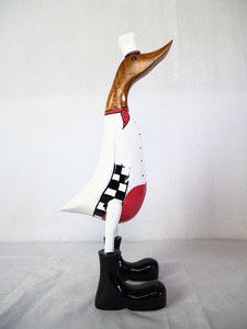 Patos de madera de Indonesia, venta al por mayor, pato de madera de bambú, pato de madera de Bali, decoración del hogar - Product Image 2