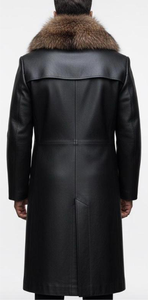 Chaqueta de Cuero Genuino para Hombre, Corte Regular, Moda 2026, Cuello Alto Personalizado, Calidad Premium, Calefactable y Transpirable - Product Image 2