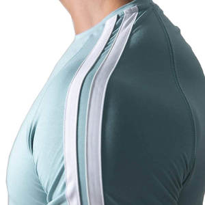 Material duradero Hombres cómodos Gimnasio Camisetas Color sólido Hombres Gimnasio Camisetas Hecho en Pakistán - Product Image 4