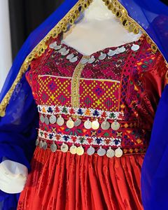 Vêtements traditionnels faits à la main robe afghane de haute qualité meilleur matériel afghan Vintage femmes robes 0679 - Product Image 6