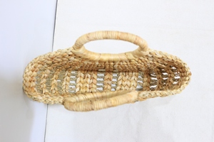 Elegantes cestas de algas marinas hechas a mano, jacinto de agua, bolso diario tejido y bolsas de artesanía - Product Image 6