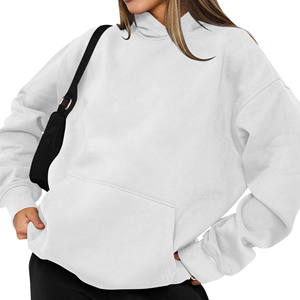 Fabrication de sweats à capuche 100% coton à épaules tombantes pull unisexe personnalisé poids lourd surdimensionné broderie sweat à capuche tricoté sweat-shirt - Product Image 3