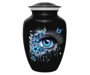 Urna conmemorativa para cenizas humanas Urna decorativa Urna funeraria personalizada para hombre y mujer Disponible en tamaño 6 y 10 pulgadas - Product Image 2
