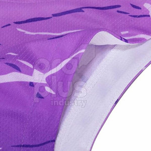 Ensemble de maillots de basket-ball d'été sans manches au design unique, respirant, séchage rapide, vêtements de sport 100% polyester - Product Image 5