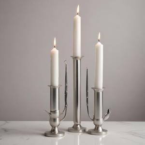 Meilleure qualité nouveauté bougeoir en aluminium pour la décoration intérieure table de noël centre de table support lanternes en métal bocaux à bougies - Product Image 4