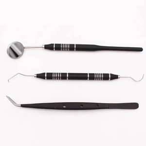 Juego de Exploración Dental de Alta Calidad de 3 Piezas, Sondas y Espejo Bucal, Kit de Herramientas de Acero, Fuente de Alimentación Manual, Gran Venta - Product Image 2