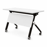 Table de formation pliante en forme de bande, avec roulettes, pour salle de conférence et salle de classe, directement de l'usine