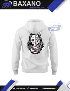 sweats à capuche <b>Demon</b> <b>Slayer</b> Unisex Anime <b>Hoodie</b> with Custom Logo Design Windproof Breathable Pocket Detail-Casual Anime <b>Hoodie</b> - Product Image 5