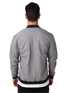 Chaqueta Bomber de alta calidad para hombre, lona de invierno, cuello con capucha, bordado de chenilla, parche universitario, Letterman de talla grande para hombre - Product Image 2