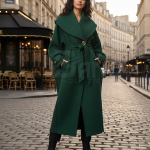 Nuevo Abrigo de Gabardina Moderno para Mujer, Abrigo Largo con Cinturón, Transpirable, de Lana, Cortavientos, Clásico, Cruzado, Ropa de Abrigo de Moda para Invierno - Product Image 5