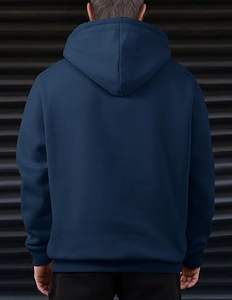 Hommes Hiver Casual Hoodies Couleur Solide 100% Coton Polaire Regular Fit Eco-Friendly Quick Dry High Quality - Product Image 3