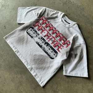 Camisetas lisas de transferencia de calor personalizadas para imprimir con logotipo, ropa de calle de algodón para hombre, camisetas de gran tamaño para gimnasio con sublimación de lavado ácido - Product Image 3