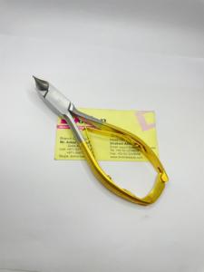 กรรไกรตัดเล็บแบบตรงด้านข้างชุบทองครึ่งชิ้นสำหรับเล็บหนาที่ตัดเล็บ - Product Image 2