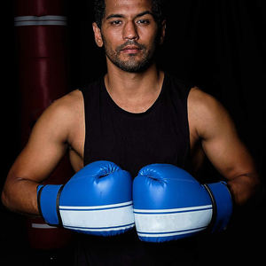 100% Original diseño personalizado PVC cuero guantes de boxeo superior personalizado transpirable equipo de entrenamiento para artes marciales - Product Image 6