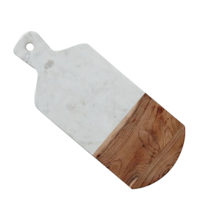 2025 Customized Fruit Vegetable Cutting <b>Block</b> Rectangle <b>Shape</b> Marble and Wooden Chopping Board Tabletop Decorative - Product Image 4