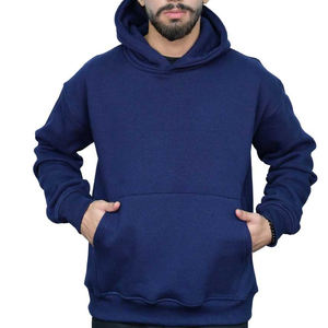 Sudadera con Capucha Personalizada para Hombre, Gruesa, 100% Algodón, Bordada, Estilo Urbano, Holgada, para Invierno y Gimnasio - Product Image 1
