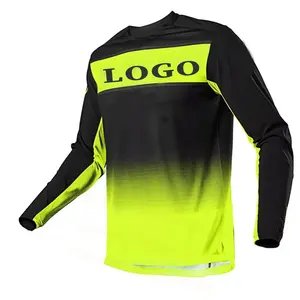 Camisa personalizada para motocross, camisa de corrida para motocicleta/camisa de subolmação para esportes